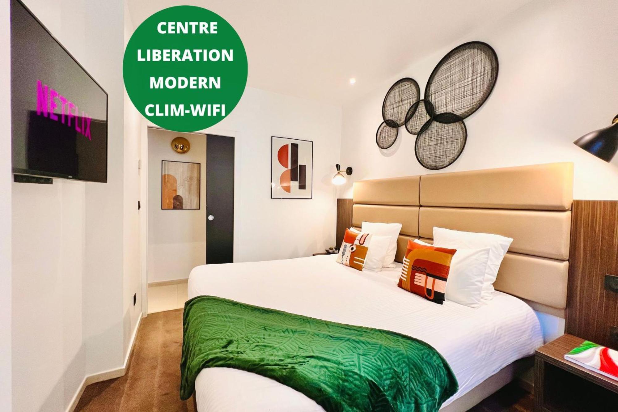 Apartment Malaussena - Reception 24&7 - Center Liberation Nice Bagian luar foto